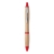 Ручка шариковая из бамбука и пл, красный, бамбук