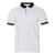 Рубашка поло  мужская STAN с контрастными деталями хлопок/полиэстер 185, 04С, Белый/Чёрный