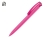 Ручка пластиковая шариковая трехгранная «Trinity K transparent Gum» soft-touch с чипом передачи информации NFC, розовый, soft touch