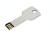 USB 2.0- флешка на 16 Гб в виде ключа, серебристый, металл