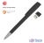 Ручка с флеш-картой USB 16GB «TURNUSsofttouch M», черный, пластик/soft touch