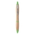 Ручка шариковая из бамбука и пл, зеленый, бамбук