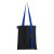 Шоппер Superbag black с ремувкой 4sb (чёрный с синим), чёрный с синим, хлопок