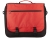 Конференц сумка для документов «Anchorage», черный, красный, полиэстер