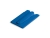 Визитница и крепление для смартфонов «CARVER», синий, силикон