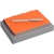 Набор Flexpen Mini, оранжевый, оранжевый, пластик, покрытие софт-тач; металл, картон; искусственная кожа