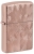 Зажигалка ZIPPO Armor® Hearts с покрытием Rose Gold, латунь/сталь, розовое золото, 38x13x57 мм