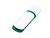 USB 2.0- флешка на 4 Гб с цветными вставками, зеленый, белый, пластик