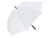 Зонт-трость «Shelter» c большим куполом, белый, полиэстер