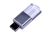 USB 2.0- флешка промо на 32 Гб прямоугольной формы, выдвижной механизм, белый, пластик