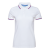Рубашка поло женская STAN  триколор хлопок/полиэстер 185, 04WRUS, Белый, белый, 185 гр/м2, хлопок