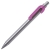 SNAKE, ручка шариковая, розовый, серебристый корпус, металл, розовый, серебристый, металл
