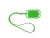 Силиконовый шнурок DALVIK с держателем мобильного телефона и карт, зеленый