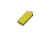 USB 2.0- флешка мини на 64 Гб с мини чипом в цветном корпусе, желтый, металл