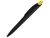 Ручка шариковая пластиковая «Stream», черный, желтый, пластик
