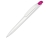 Ручка шариковая пластиковая «Stream», белый, розовый, пластик