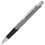 SQUARE, ручка шариковая с грипом, серый/хром, металл, серый, серебристый, металл, прорезиненная поверхность