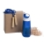 Набор подарочный INMODE: бутылка для воды, скакалка, стружка, коробка, синий, синий, несколько материалов