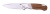 Нож складной Stinger, 90 мм (серебр.), рукоять: сталь/дерево (серебр.-корич.), с клипом,короб.картон
