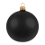 Елочный шар Gala Matt в коробке, 8,5 см, черный, черный, шар - стекло, металл; коробка - картон