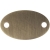 Шильдик металлический Alfa Oval, бронзовый, бронзовый, металл