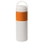 Термос TURBO, 500 мл; белый с оранжевым, нержавеющая сталь, белый, оранжевый, нержавеющая сталь, пластик, силикон