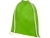Рюкзак со шнурком «Oregon», зеленый, хлопок
