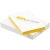 Набор Duplex, белый с желтым, белый, желтый, искусственная кожа; пластик; картон