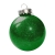 Шар новогодний FLICKER, диаметр 8 см., пластик, зеленый, зеленый, пластик