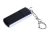 USB 2.0- флешка промо на 32 Гб с прямоугольной формы с выдвижным механизмом, черный, серебристый, пластик