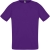 Футболка унисекс Sporty 140 темно-фиолетовая, фиолетовый, полиэстер 100%, плотность 140 г/м²