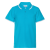 Рубашка поло детская  STAN с окантовкой хлопок/полиэстер 185, 04TJ, Бирюзовый, бирюзовый, 185 гр/м2, хлопок