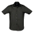Рубашка мужская "Broadway", черный_S, 97% х/б, 3% п/э, 140г/м2
