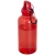 Бутылка для воды с карабином Oregon из переработанной пластмассы, сертифицированной по стандарту RCS, объемом 400 мл, красный