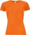 Футболка женская Sporty Women 140, оранжевый неон, оранжевый, полиэстер 100%, плотность 140 г/м²