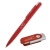 Набор ручка "Jupiter" + флеш-карта "Vostok" 16 Гб в футляре, покрытие soft touch, красный, металл/soft touch