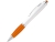Шариковая ручка с зажимом из металла «SANS BK», оранжевый, пластик