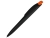 Ручка шариковая пластиковая «Stream», черный, оранжевый, пластик