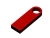 USB 2.0-флешка на 32 Гб с мини чипом и круглым отверстием, красный, металл