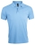 Рубашка поло мужская Prime Men 200 голубая, голубой, полиэстер 65%; хлопок 35%, плотность 200 г/м²; пике