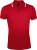 Рубашка поло мужская Pasadena Men 200 с контрастной отделкой, красная с белым, белый, красный, хлопок