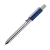 STAPLE, ручка шариковая, хром/синий, алюминий, пластик, синий, алюминий, пластик