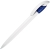 GOLF, ручка шариковая, темно-синий/белый, пластик, белый, темно-синий, пластик