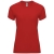 Женская спортивная футболка Bahrain с короткими рукавами, красный