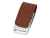 USB-флешка на 16 Гб «Vigo» с магнитным замком, коричневый, серебристый, кожа, кожзам
