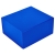Коробка  подарочная складная ,  синий, 22 x 20 x 11 cm,  кашированный картон,  тиснение, шелкография, синий, картон