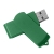 USB flash-карта SWING (8Гб), зеленый, 6,0х1,8х1,1 см, пластик, зеленый, пластик