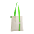 Шоппер Superbag с ремувкой 4sb (неокрашенный с салатовым), неокрашенный с салатовым, хлопок