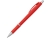 Шариковая ручка с противоскользящим покрытием «OCTAVIO», красный, пластик