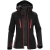 Куртка-трансформер женская Matrix, черная с красным, черный, красный, джерси